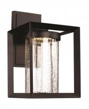 Trans Globe LED-50162 BK - LED OUTD WALL SQ FRAME-LRG-BK